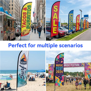Bandera de Playa Resistente al Agua, Pancarta para Exteriores con Gráficos Personalizados para Clubes de Playa, Eventos Deportivos, Festivales, Promociones - Product Image 6