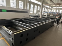 Machine de découpe laser à fibre CNC certifiée CE 3015 6020 avec table d'échange fermée, mise au point automatique et nettoyage de la buse
