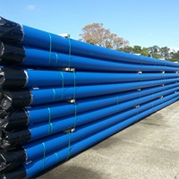 Tuyau d'alimentation en eau anti-corrosion PE100 HDPE sur mesure pour applications industrielles DN20-DN800 certifié ISO
