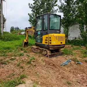 Mini-excavatrice sur chenilles d'occasion de marque chinoise, meilleur prix, R330, 3 tonnes, 2 tonnes, avec cabine, pour petites travaux de construction, creusement et démolition - Product Image 3