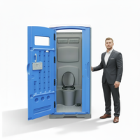 Solutions de toilettes portables à installation rapide, modèle de toilettes en HDPE de luxe, toilettes chimiques portables légères pour l'extérieur