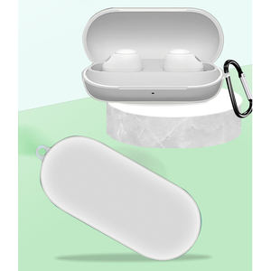 Étui de protection complet en TPU transparent pour boîte de chargement d'écouteurs <span class=keywords><strong>Sony</strong></span> <span class=keywords><strong>WF</strong></span>-C700N <span class=keywords><strong>WF</strong></span> C700N, écouteurs sans fil avec mousqueton - Product Image 3