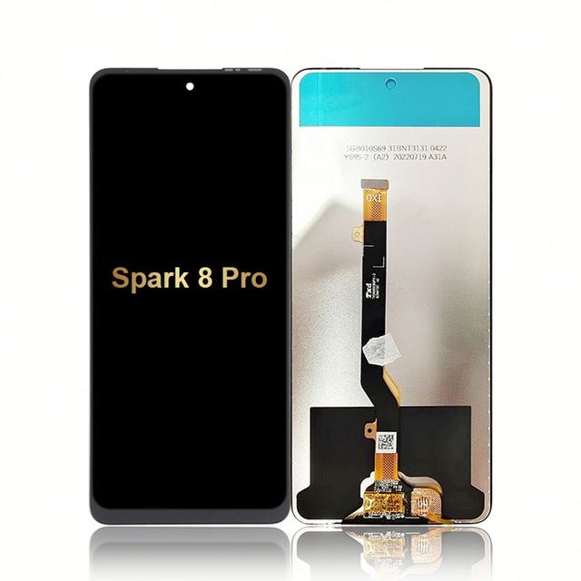 Original Mobile Phone LCD for Tecno Camon 15 16 17 18 19 20 Pro Neo Spark 5 7 8 9 9T 10 Pro Replacement Display Screen Touch
