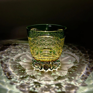 Bicchiere da whisky in cristallo giapponese di lusso Edo Kiriko tagliato a mano, bicchiere da liquore di lusso viola fluorescente effetto alba per vino <span class=keywords><strong>e</strong></span> <span class=keywords><strong>acqua</strong></span> - Product Image 6
