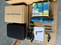 Polisseuse de voiture sans fil 12V mini multi-usages RO/DA avec tampons de polissage et tampons en laine pour polissage et ponçage
