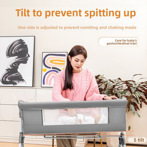 Cuna portátil <span class=keywords><strong>de</strong></span> lujo para guardería infantil, cama para dormir, tumbona para bebé recién nacido, cuna para niñas y niños - Product Image 6