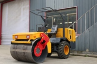 Rouleau compresseur vibrant de 4 tonnes avec moteur diesel, matériel de construction
