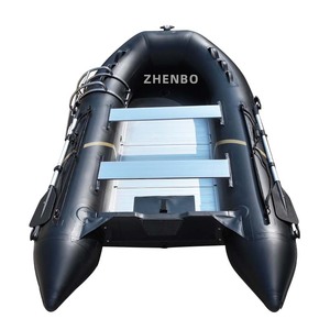 Bateau pneumatique ZB360 ZHENBO avec plancher en aluminium, matériau PVC HYPALON, capacité <span class=keywords><strong>de</strong></span> 6 personnes, design pliable pour la pêche en plein air - Product Image 2