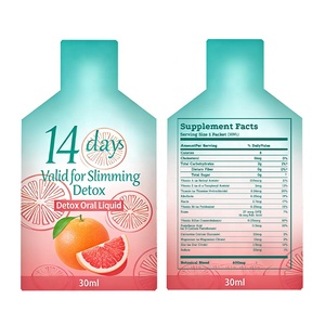 Prix de gros usine – <span class=keywords><strong>Liquide</strong></span> oral détoxifiant amincissant efficace en 14 jours avec extrait de vitamines pour le soin du corps - Product Image 2
