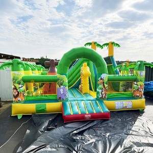 Bán buôn Công viên Safari Nhà hơi PVC Trượt chướng ngại vật Kết hợp Sân chơi - Product Image 2