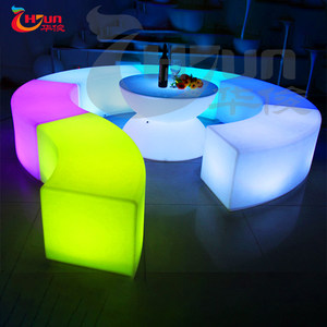 Taburete de Bar LED RGB de Diseño Moderno en Oferta, Silla Luminosa para Fiestas al Aire Libre, Muebles para Patios y Parques para Espacios Exteriores - Product Image 4