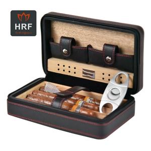 Étui à cigares de luxe dupont stingray, <span class=keywords><strong>peter</strong></span> james, étui de voyage en cuir véritable, personnalisé, à cigares - Product Image 1