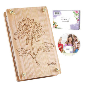 Suziko Solid Wood Flower Pressing Board Dried Plant Specimen Making Tool Handmade Craft Supplies Natural Color - Product Image 4