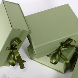 New Product Packaging Paper <b>Box</b> Bracelets <b>Magnetic</b> Gift Paper <b>Box</b> Disposable Folding <b>Magnetic</b> <b>Box</b> With Ribbon - Product Image 1