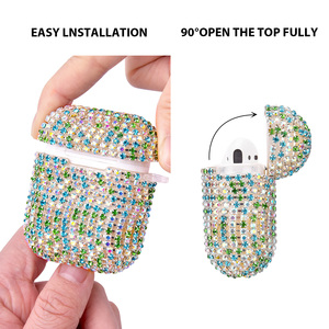 Écouteurs à paillettes, charge sans fil pour AirPods, porte-clés de 3e génération pour AirPods <span class=keywords><strong>Pro</strong></span> étuis écouteurs pour Air Pods 3 étuis - Product Image 3