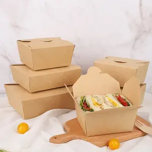 国王花园环保外卖盒午餐盒折叠非常适合餐厅方便打包