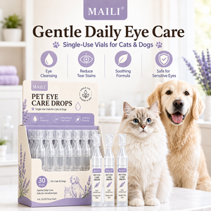 <span class=keywords><strong>Collirio</strong></span> Monodose per Cani e Gatti con Formula Naturale a Marchio Privato - Detergente Oculare per Animali Domestici - Product Image 2