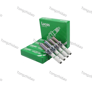 Pièces de réparation de moteur automobile neuves de haute qualité d'usine, bougie d'allumage Lucas pour Audi <span class=keywords><strong>Skoda</strong></span> VW, matériau iridium, OE 06K905601A 06K905611C - Product Image 1