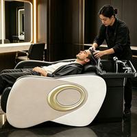 Nouveau lit de massage et de lavage de cheveux de haute qualité 2026, avec fonction de chauffage des mollets, pour salon de coiffure professionnel