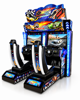 Máquina de Juego Arcade de Carreras de Autos 3D Operada con Monedas LECHUANG, Simulador de Conducción, Gabinete de Metal, Acrílico y Plástico, Centro de Entretenimiento Interior