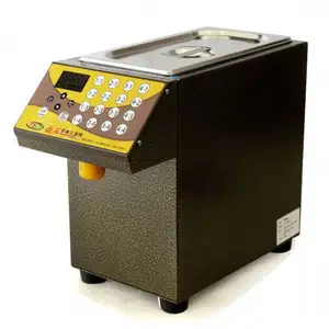 Distribuidor comercial de frutose 8L Máquina de precisão para lojas de chá e leite