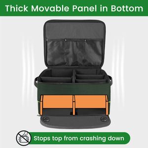 Waterproof Golf Trunk Organizer <b>Storage</b> with Separate Compartment Car <b>Storage</b> with 5 Separate Ventilated Compartment - Product Image 5