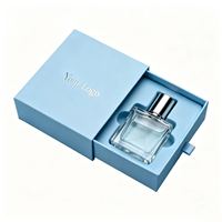 Caja de Perfume Personalizada, Reciclable y Resistente, con un Revestimiento Brillante en la Superficie, un Cajón Deslizante y un Forro de Esponja en el Interior