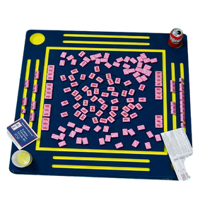 Mesa de Juego de Mahjong y Dominó Flotante de EVA Moderna, Resistente al Agua, a los Impactos y a la Flotabilidad, para Playa y Piscina, Imprimible, para 4 Jugadores - Product Image 1