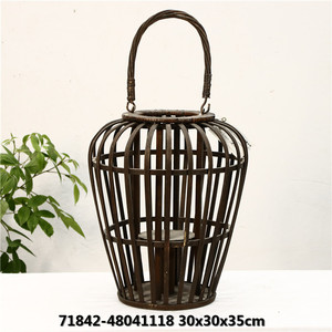 Factory Direct Sale Retro Handmade Rattan Bamboo And Wood Weaving Wind <strong>Lanterns</strong> And New Chinese Ornaments - Product Image 3