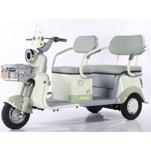 Triciclo Eléctrico con Motor sin Escobillas Abierto para 3 Pasajeros, Moto de Cross de 3 Ruedas para Adultos - Product Image 2