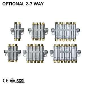 Système de lubrification centrale de distributeur de graisse de raccord d'huile mince pressurisé de tour volumétrique quantitatif RH