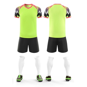 เสื้อฟุตบอลและกางเกงขาสั้นแบบสั่งทำได้  สำหรับผู้ใหญ่และเด็ก  พร้อมปักชื่อทีม เบอร์ เลข  โลโก้  ผ้าคุณภาพสูง คอตตอน/ไม้ไผ่/สแปนเด็กซ์  บริการ OEM - Product Image 3
