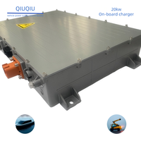 Chargeur embarqué OBC 20 kW pour voiture électrique, AC/DC 400 V, batterie lithium, refroidissement liquide IP67, triphasé