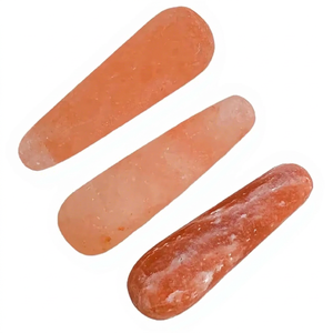 Piedras Ovaladas Pulimentadas de Sal del Himalaya, Rocas Naturales Rosadas para Masaje, Superficie Lisa, Herramienta de Bienestar - Product Image 4