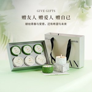 Ensemble de 6 bougies parfumées Northern Mu en cire de soja, moulées à la main en forme de tasse, parfum d'ambiance pour la maison, cadeau - Product Image 3