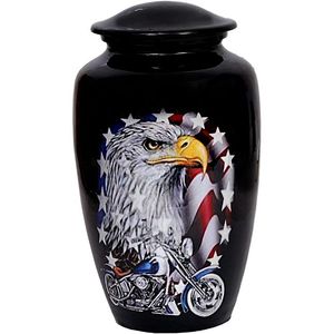 Urna de cremación de Metal hecha a mano para cenizas, suministros funerarios, disponibles a precio de venta al por mayor de la India - Product Image 6