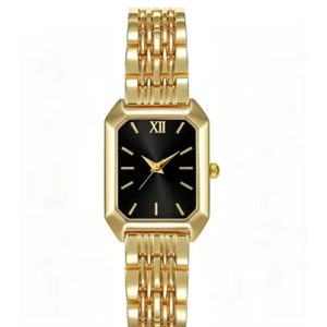 Nouvelles Montres à Quartz de Luxe Léger pour Femmes, Bracelet en Acier Inoxydable Personnalisé, Design Carré, ODM, Cadeau Idéal pour Femme - Product Image 2