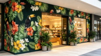 Papier peint chinois, jungle tropicale, perroquet, toucan, décoration intérieure, peinture murale florale, papel tapiz, panneau mural décoratif 3D, forêt tropicale