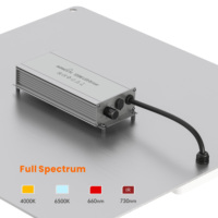 Lampu LED Spektrum Penuh 240W Grosir untuk Pertumbuhan Tanaman IP65, 3000k-3500k, PPF Tinggi 2.7umol/j, Merah 660nm, Aluminium, 250-350 PPFD