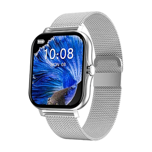 Smart Watch HD IPS schermo quadrante risposta messaggio di chiamata Push sonno frequenza cardiaca/ossigeno nel sangue monitoraggio cinturino quadrato in Silicone - Product Image 3