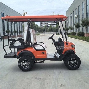 Carrito de Golf Eléctrico de Lujo para 4 Pasajeros, Diseño de Neumáticos Todoterreno, Buggy Turístico para Transporte en Villas y Comunidades - Product Image 2