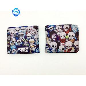 <span class=keywords><strong>เกม</strong></span>อนิเมะรอบตำนานภายใต้กระเป๋าสตางค์ <span class=keywords><strong>Undertale</strong></span> Sans โครงกระดูก PU สั้นชายและหญิงคลิปเปลี่ยน - Product Image 3