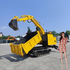 Hidráulico 246D Mini Rueda Cargador frontal Tractor Mini Track Dumper Crawler Loader Tractor Machine - Product Image 4
