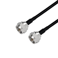 Kabel Ekstensi RG58 Double Shielded Tipe F Male ke Female 50 Ohm Panjang Dapat Disesuaikan 0-6GHz Kabel Koaksial RF
