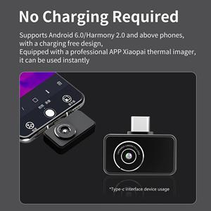 Nouveau Mini <span class=keywords><strong>Thermomètre</strong></span> Industriel à Imagerie Thermique pour Smartphone 2026, Vision Nocturne Infrarouge USB OEM Vert Résolution 256x192 - Product Image 3