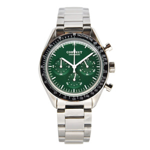 Reloj de pulsera de cuarzo Para hombre, cronógrafo analógico de acero inoxidable, marca superior, al por mayor - Product Image 1