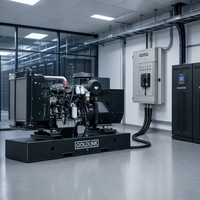Groupe électrogène diesel à refroidissement par eau 100KVA/80kw à châssis ouvert, générateurs diesel 100KVA de type ouvert, 240V AC triphasé sans balais