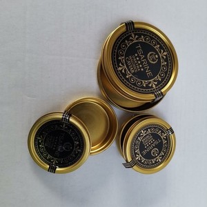 Boîte à <span class=keywords><strong>caviar</strong></span> ronde personnalisée avec logo, en fer blanc de qualité alimentaire, hermétique et opaque, pour œufs de poisson, coffret cadeau, emballage – <span class=keywords><strong>Prix</strong></span> usine - Product Image 6