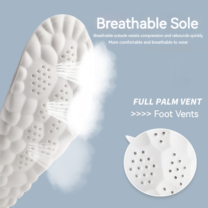 Olian 4D Cloud Sports comodidad <span class=keywords><strong>plantillas</strong></span> <span class=keywords><strong>para</strong></span> zapatos PU suela suave transpirable absorción de impacto cojín correr cuidado ortopédico <span class=keywords><strong>plantillas</strong></span> - Product Image 4