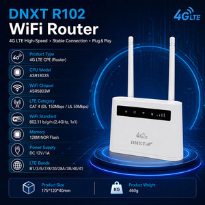 Routeur 4G DNXT LTE Cat4 2.4GHz Wifi 6 300Mbps WPS ASR1803 avec <span class=keywords><strong>carte</strong></span> <span class=keywords><strong>SIM</strong></span> 4G LTE 4000mAh WAN/LAN Modem USB 4G LTE pour usage professionnel - Product Image 2